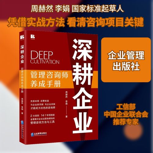 深耕企业 管理咨询师养成手册 周赫然,李娟 著 管理学理论/mba经管